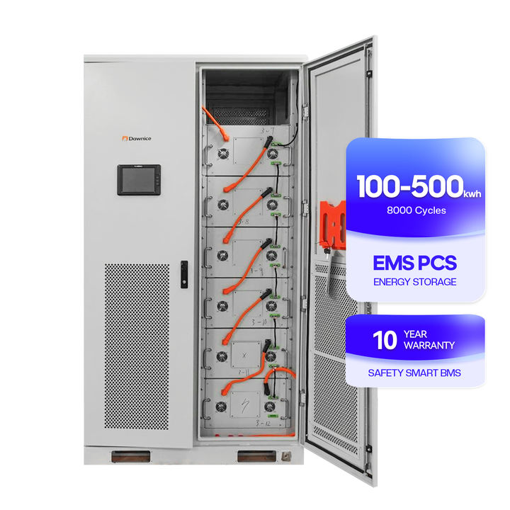 Efficient Solar Power Station with 100kWh and 200kWh Energy Storage for Commercial and Industrial Use