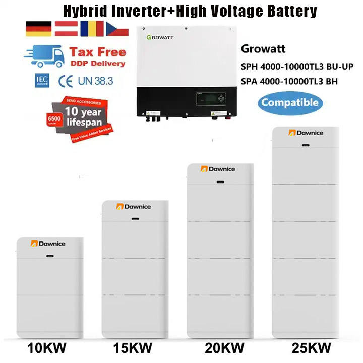 Free OEM LOGO 10kWh 10kW 10k Hybrid Wechselricht 3 Phas Home Store Battery Ground Hv Lifepo4 Battery Factory Wholesale Custom Solutions