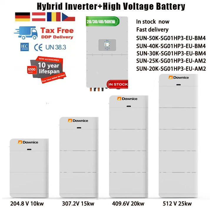 Free OEM LOGO 10kWh 10kW 10k Hybrid Wechselricht 3 Phas Home Store Battery Ground Hv Lifepo4 Battery Factory Wholesale Custom Solutions