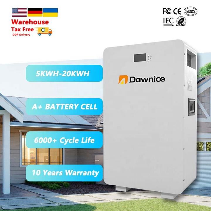 Germany Stock Solar Home Energy Storage Lithium Ion Battery 5kwh 10kwh 15kwh 48v 100ah Lifepo4 51.2v 200ah Lithium Battery Pack Factory Outlet