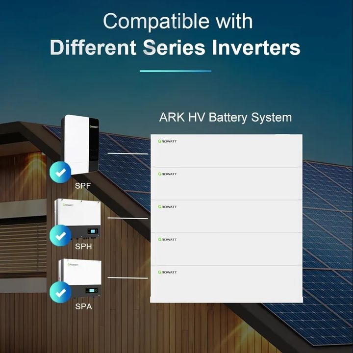 Growatt ARK HV Battery High voltage BMS Power Supply 10KWh 15kwh  20kwh 51.2V Lithium LiFePO4 Batterie Energy Storage System