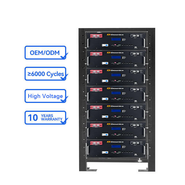 High Volt Home Power Storage System Lifepo4 Rack Mounted 40kwh 60kwh Solar Lifepo4 battery Rack Mounted Industrial Exporter Wholesale