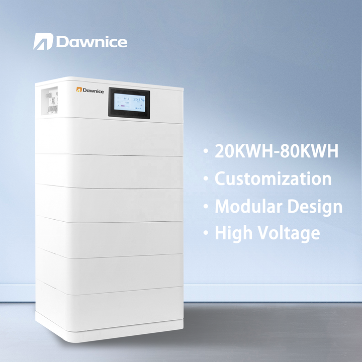 High Voltage 153.6V Home Energy Storage Battery 20kwh-80kwh Stacked Lithium Battery Pack 20kwh 30kwh Storage System Product Sourcing