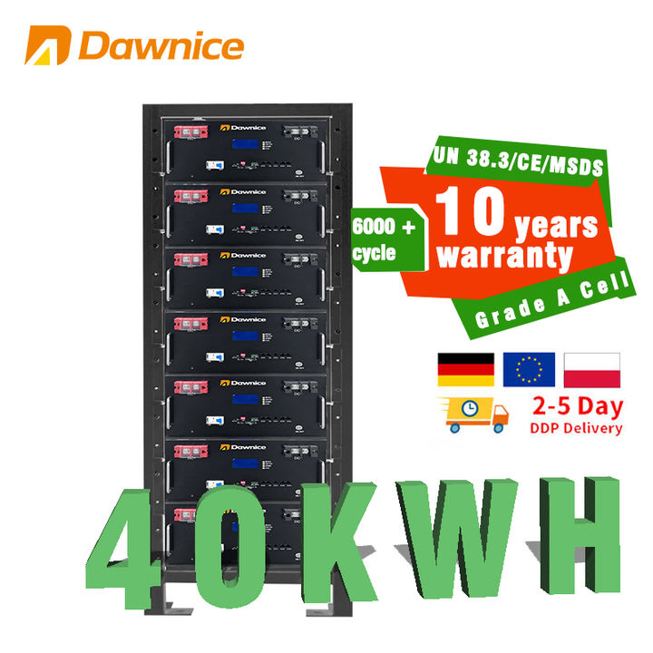 High Voltage Lithium Ion Battery 100ah 200ah 30kwh 40kwh 50kwh 60kwh 100kwh Server Rack Lifepo4 Battery Efficient Manufacturing