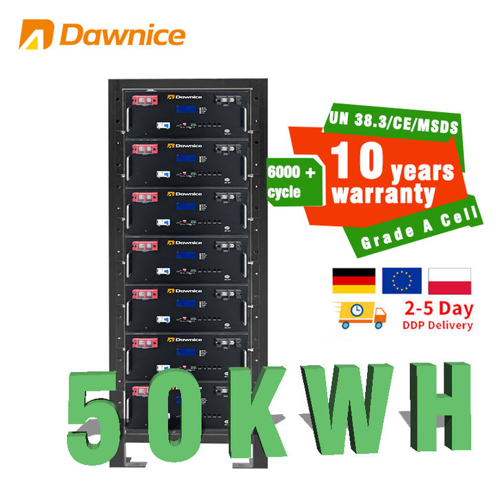 High Voltage Lithium Ion Battery 30kwh 35kwh 40kwh 45 Kwh 50kwh Server Rack Lifepo4 Battery Storage Large Order Wholesale Distributor