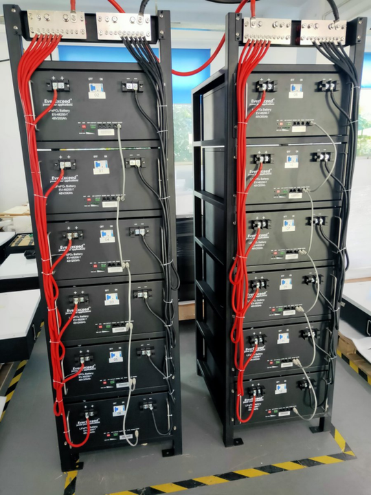 High Voltage Rack Mounted Lithium Battery Energy Storage 48v 96v 144v 192v 100ah 200ah Lifepo4 Solar Battery ESS System Discount Wholesale Direct