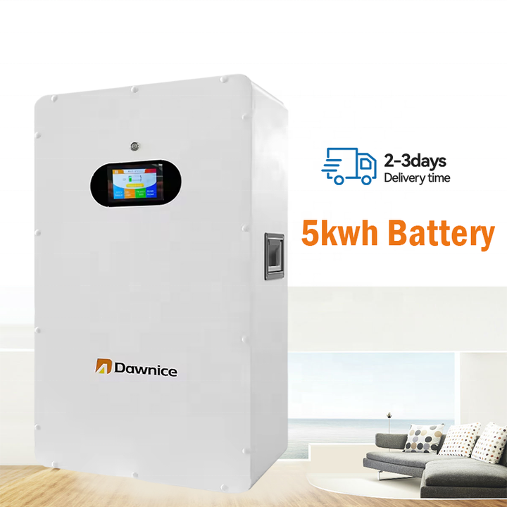 Home Energy Storage Power Supply Lifepo4 Powerwall Lithium 8000 Cycle Power Wall 5kwh 100Ah Solar Battery