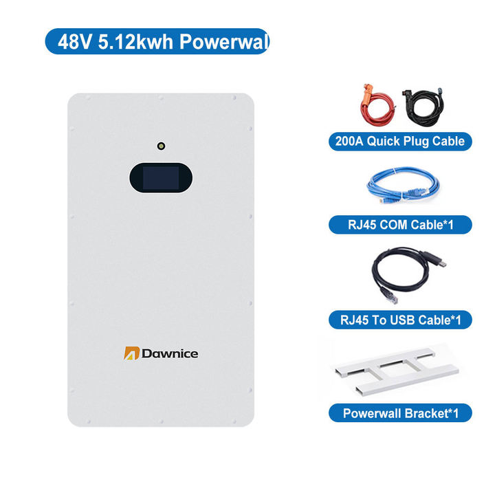 Home Powerwall Lithium Ion Battery 48V 100Ah 200Ah 5Kw 10Kw 15kw 20kw Lifepo4 Solar Energy Storage Batteries Production Wholesale