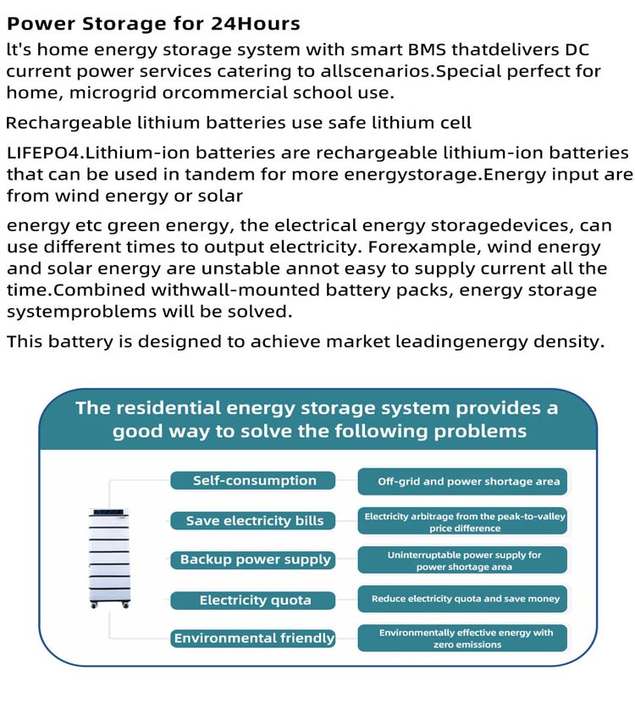 Home Rack Mounted Lithium Battery 15KWH Energy Storage System 48V 300Ah LiFePO4 Stackable Battery Power Wall For Solar