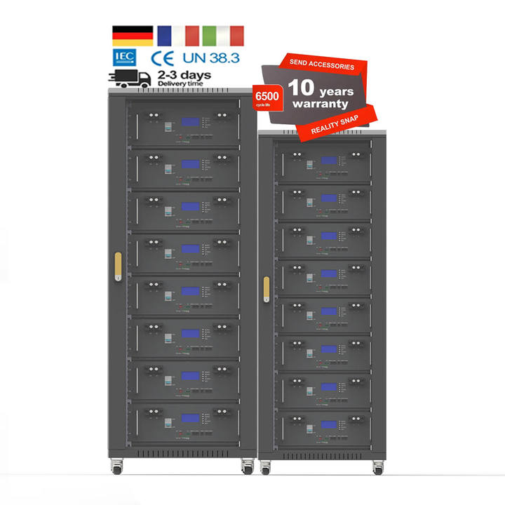 Hot Sale High Voltage 25kw 35kw 55kw 70kw 25kva 35kva 60kva Lithium solar battery 400V Lithium Ion Battery Rack Lifepo4 Battery Manufacturing & Supply Trade