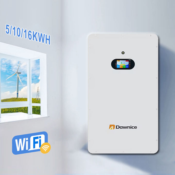 Household 15kWh 10kWh 5kWh Power Wall Lithium Ion Solar Battery 300Ah 200Ah 100Ah 51.2V 48V Rechargeable Energy Storage Battery