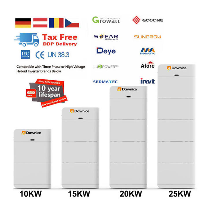 Italia CEI 0-21 0 21 High Voltage 10Kw 15Kw 20kw Lfp Lithium customized Solar Energy Storage Power System Stack Mounted Battery