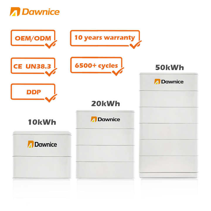 Lifepo4 100ah 200ah 300ah Battery For Home Energy Storage Stacked Mounted 5kwh 10kwh 15kwh Battery System Factory-Owned Wholesale