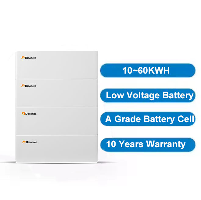 Low Voltage 48v 51.2v 100ah 10kw 20kwh Stacked Lifepo4 Battery Stack Solar Batteries For Residential Use