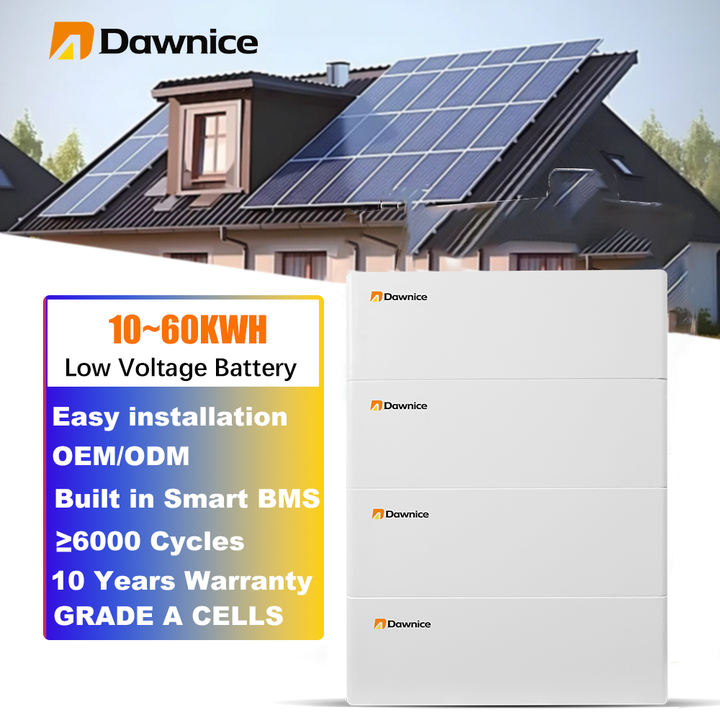 Low Voltage 48v 51.2v 100ah 10kwh 20kwh 30kwh 40kwh 50kwh Energy Storage Lithium Ion Battery Home