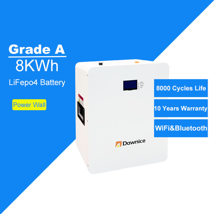 NGA Stock New 8kwh 5kwh LiFePO4 Solar Lithium ion Rechargeable Battery 24v 300Ah 200ah Power wall Mounted Energy Storage Battery Rapid Production Solutions Trade