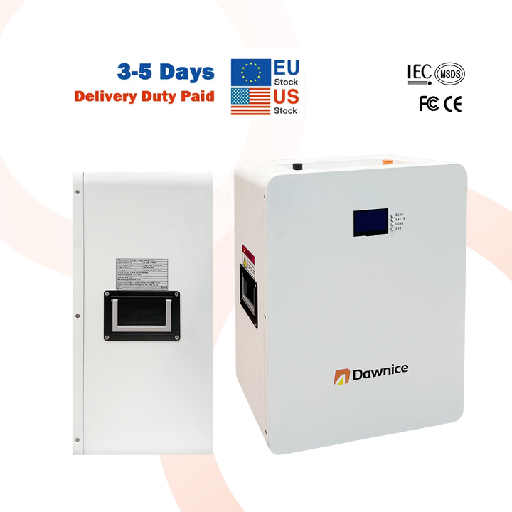 New Arrival lifepo4 powerwall battery 51.2v 300ah lifepo4 battery 5kWh 8kWh 10kWh intelligent solar storage battery pack solar Rapid Production Solutions Wholesale