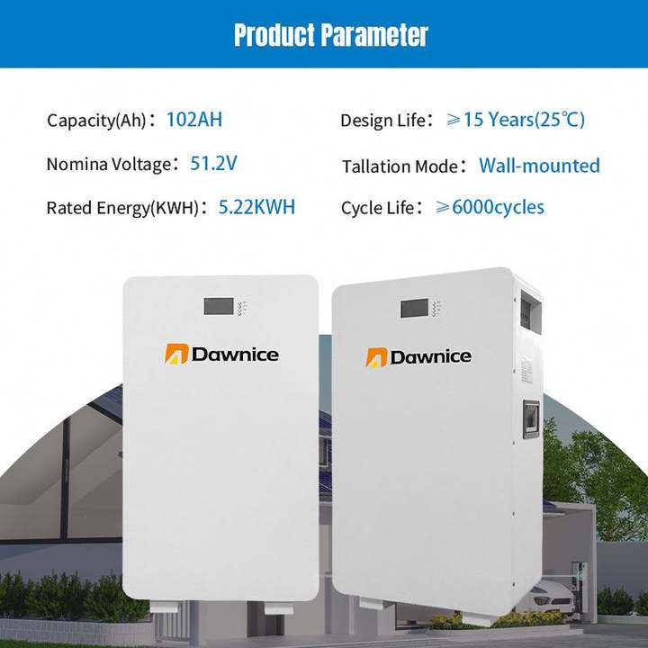 New Energy  Lithium Ion Battery 48V 51.2V Lifepo4 Battery 100Ah 200Ah 5Kwh 10Kwh Home Solar Battery Manufacturing Industry