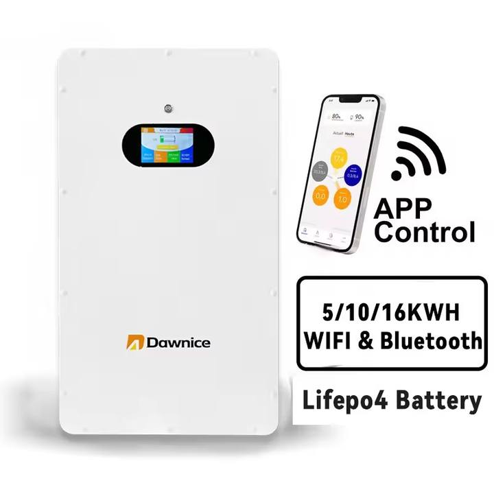 New Energy Solar Energy Storage System 48V Lifepo4 Battery 100Ah 200Ah 5Kwh 10Kwh Home Solar Battery Product Manufacturing