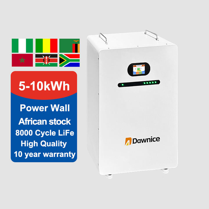 Nigeria Solar Power Walls Energy Storage Battery 48V 100Ah 5Kwh Powerwall Solar HomeLthium Ion Batteries Industrial Exporter Factory