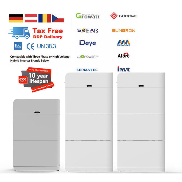 Pack 10-Year Warranty Series Battery System Power Wall LiFePo4 50Ah 384V 288V 192V 48V Lithium Ion Battery Discounted Bulk Pricing
