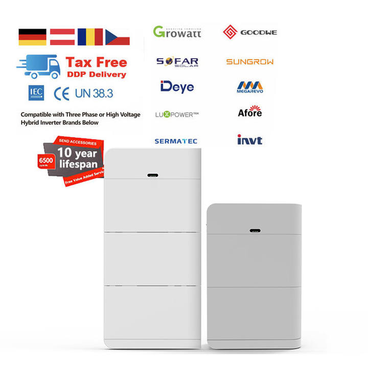 Pack 10-Year Warranty Series Battery System Power Wall LiFePo4 50Ah 384V 288V 192V 48V Lithium Ion Battery Discounted Bulk Pricing