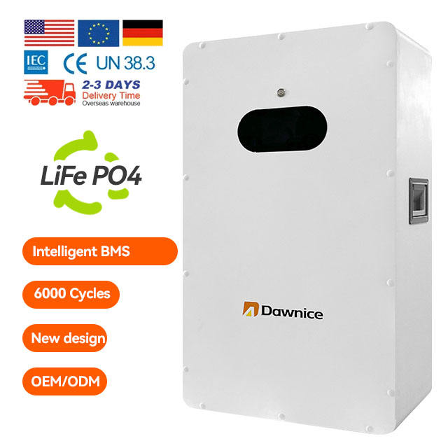 Power wall Lifepo4 Battery 51.2v 10KWH 48v 200ah Wall-Mounted Lithium Ion Solar Home Energy IP55 Protection Large Order Wholesale