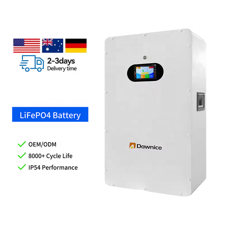 Powerwall Lifepo4 Lithium Ion Smart Battery Solar Battery With Wholesaler 10 kWh Wall Mounted Energy Storage Battery ODM Manufacturing