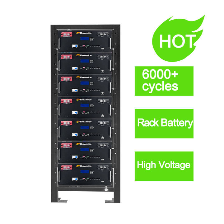 Rack-Mounted 300v 350v High Volt 30kwh 35kwh 40kwh 50kwh 100ah 200ah Lithium Rack Mounted Battery Cabinet