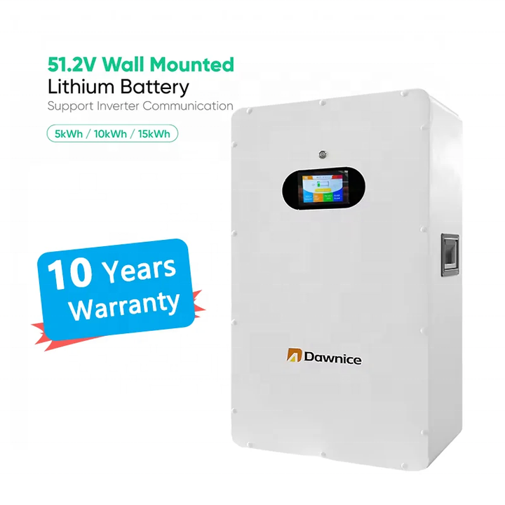 Solar Home Energy Storage Battery 10KWH 51.2V Lithium Ion LiFePO4 Battery 48V 200AH Recharebale Deep Cycle 10 Years BMS Battery Wholesale Manufacturer Supply