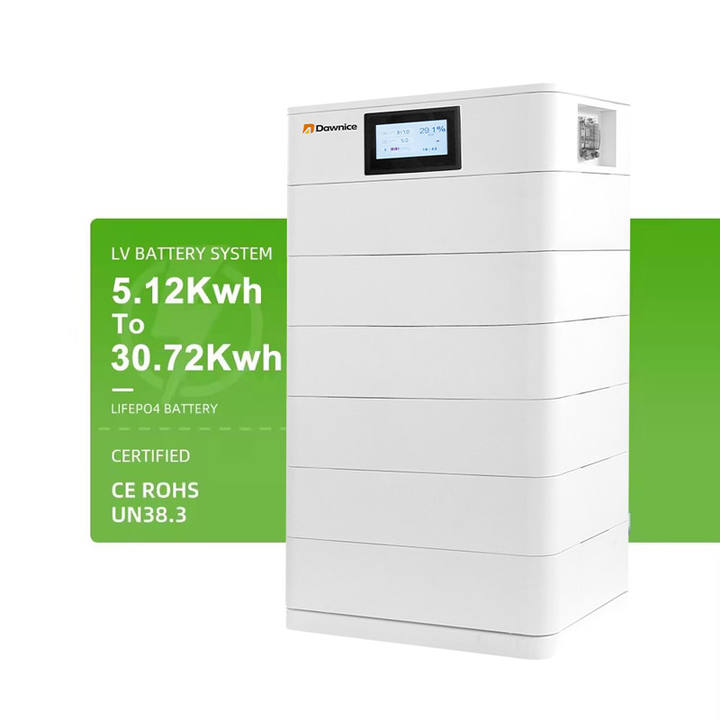 Solar Power System Stackable Lifepo4 Battery Energy Storage Home Use 5kw 10kwh Lithium Ion Battery