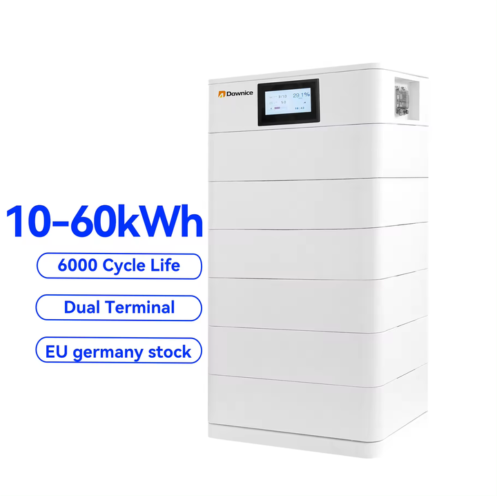 Stacked power system 10KWh 15Kwh 30kwh Lithium Ion Battery Lifepo4 Battery off grid solar power system Stacked lithium battery