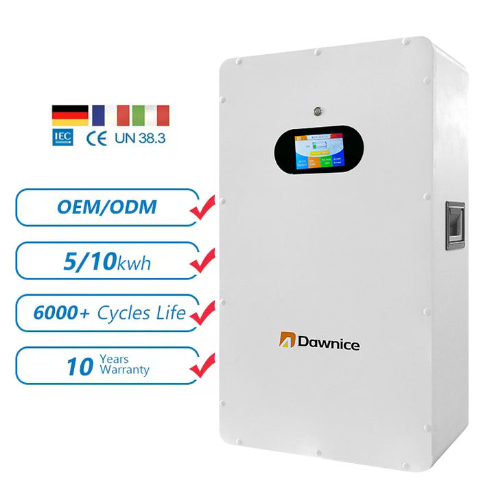 Tax Free Powerwall 100 ah 150Ah 280Ah Wall-Mounted 48V Solar Energy 200Ah Power Wall Lifepo4 Battery Pack China Exporter Custom Solutions