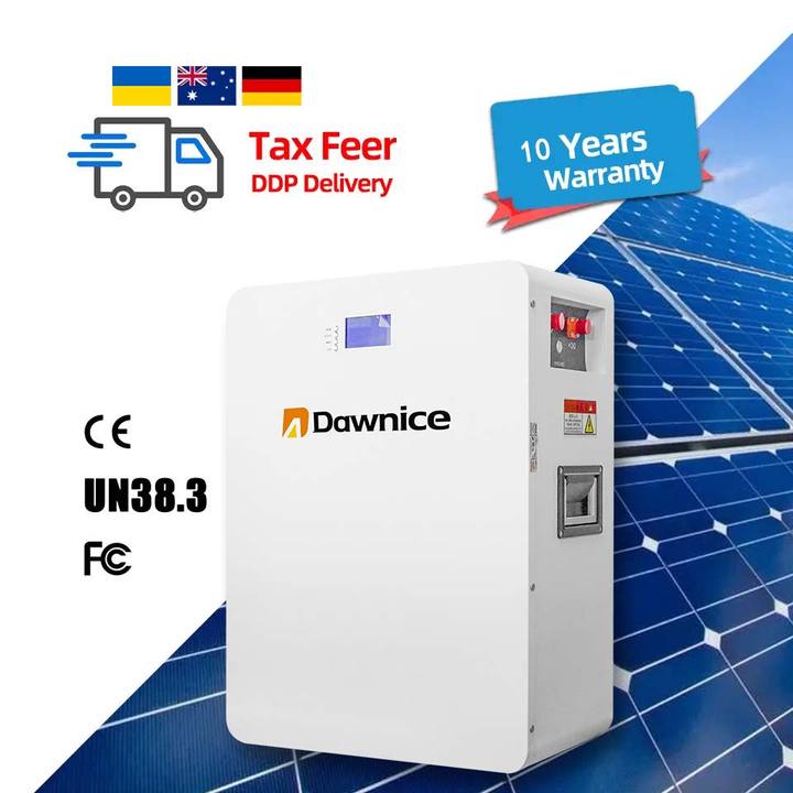 Wall Mount 48V 51.2V 200Ah Powerwall LiFePO4 10kwh 5kwh Home Lithium Battery Solar Storage Power Wall Battery