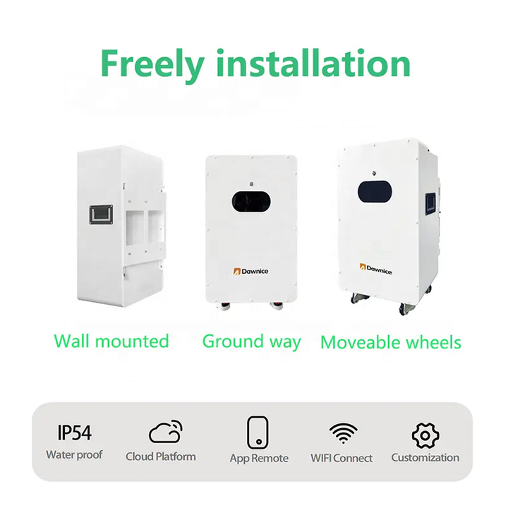 Lifepo4 48v 100ah 150ah 200ah power wall lithium ion battery 5kwh 10kwh 20kwh new energy solar home energy storage use Manufacturing Services Chain