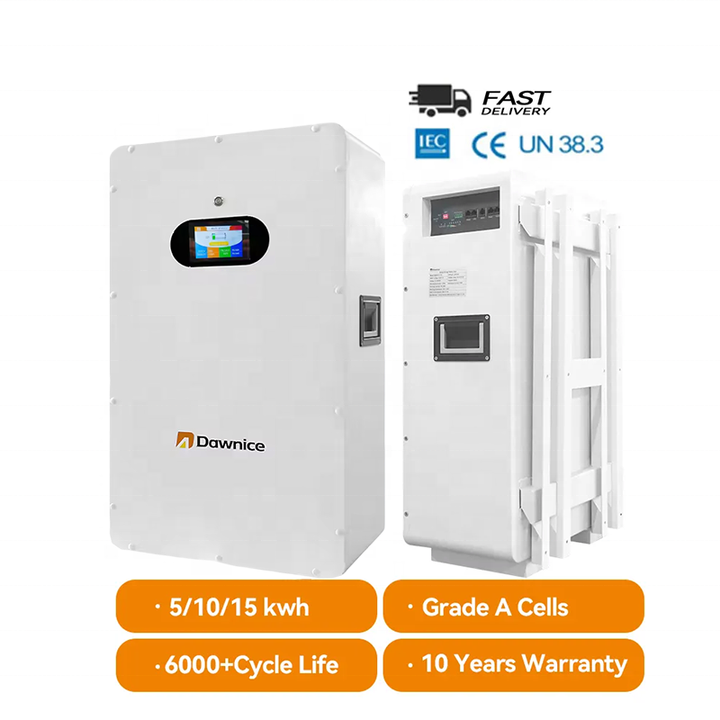 Wall mount battery 5kw 51.2v home use lifepo4 8000 cycle lifepo4 battery 5kw power wall  supply Household Energy Storage Battery Manufacturing Solutions Chain