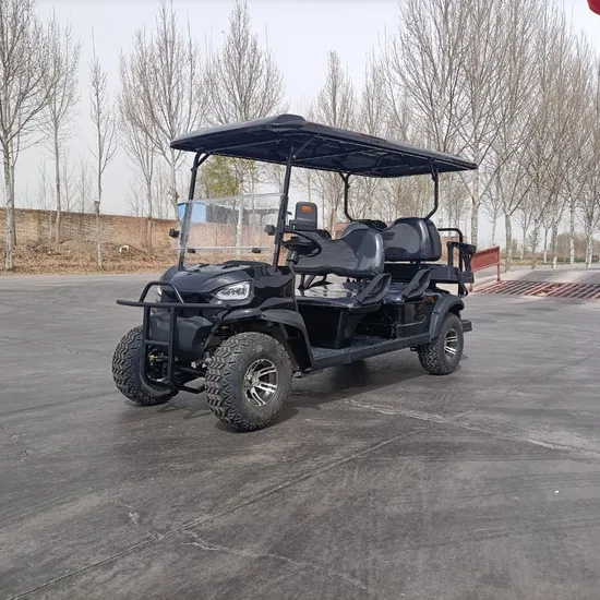 2023 New 4 Wheel 4 Seater Lithium Battery Golf Car Adults Scooter 48V 60V 4000W 2+2 Seat Hunting off Road Electric Golf Cart