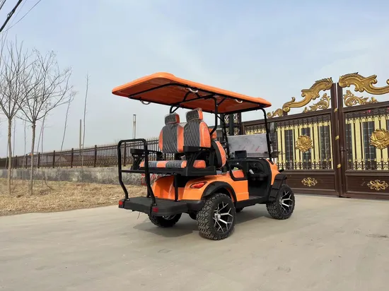 2023 New China Solar Battery Powered 72V Spots off Road Electric Hunting Vehicle 2 4 6 Seater Electric Golf Cart