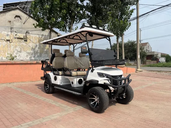 2024 Brand New 4 Wheel Electric 6 Seats Luxury Golf Buggy Street Legal Electric Golf Cart Lithium