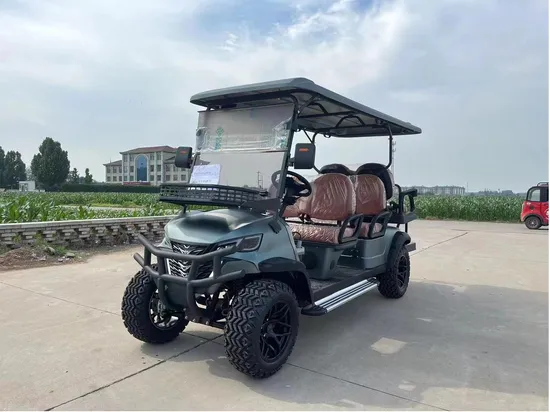 2024 Brand New Design 72V 6 Seat Travel Sightseeing Bus Club Cart Electric Golf Buggy Hunting Cart