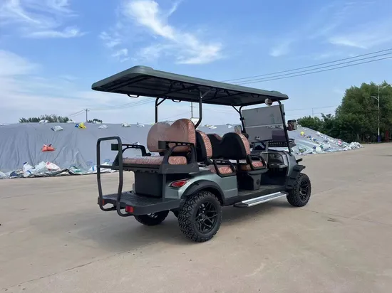 2024 Brand New Design 72V 6 Seat Travel Sightseeing Bus Club Cart Electric Golf Buggy Hunting Cart