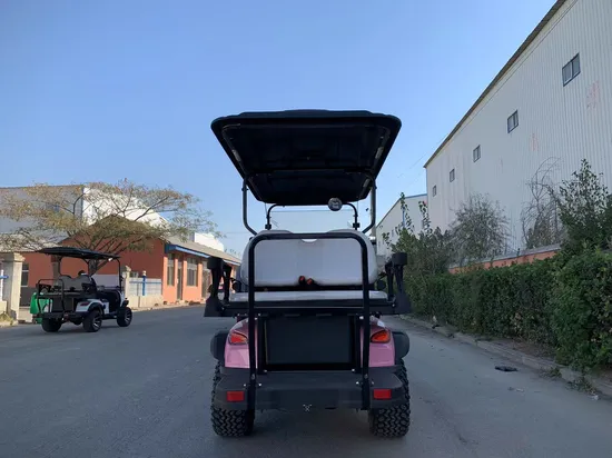 2024 Innovation Product 72V Battery Lithium Powered Ion Cover 4 Seats Pack Golf Carts Vehicle Electric Golf Cart