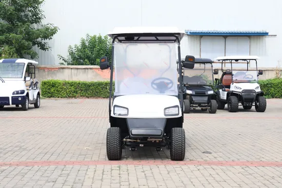 48/72V New Style MD 4+2 Seat Golf Car Sightseeing Bus Club Cart Adult Electric Golf Buggy Hunting 60V 4000W Golf Cart 6 Seats