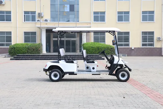 48/72V New Style MD 4+2 Seat Golf Car Sightseeing Bus Club Cart Adult Electric Golf Buggy Hunting 60V 4000W Golf Cart 6 Seats