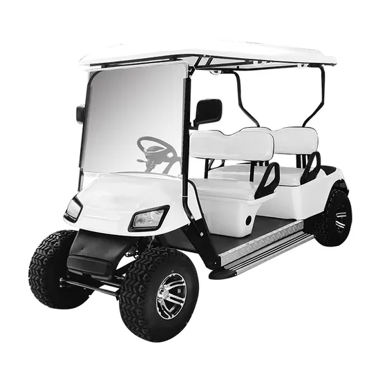 Best New Model Style MD Electric Golf Buggy Hunting Cart with 4+2 Seater CE DOT 48/72V Lithium Battery 5kw/7.5kw White Golf Cart