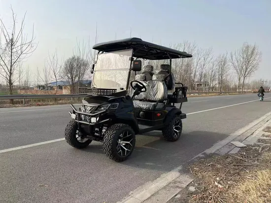 Cl 2024 off Road Hunting Gasoline Buggy 72V Lithium Battery 6 Seater 7.5kw Club Car Electric Golf Cart