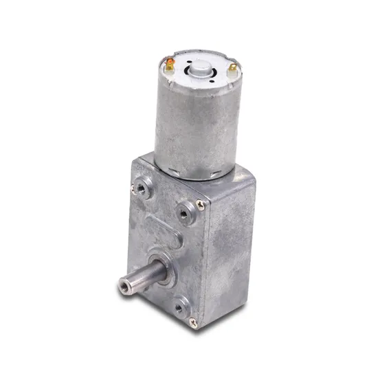 3246wg370 12 Volt DC Worm Gear Motor RS370 Brushed DC Electric Gear Motor with Screw Hole Shaft