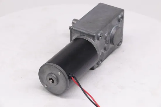 5840wg31 Electric DC Tubular Motor 12V 24V Micro Brushed DC Worm Gear Motor with High Torque