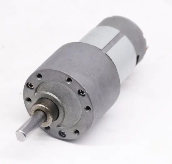 37mm Brushed Permanent Magnet DC Motor 37GB385 12V 24V Electric DC Gear Motor for Smart Home