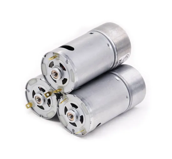 37mm Electric DC Motor RS545 Brushed DC Fan 37GB545 12V 24V Small Spur DC Gear Motor with Encoder